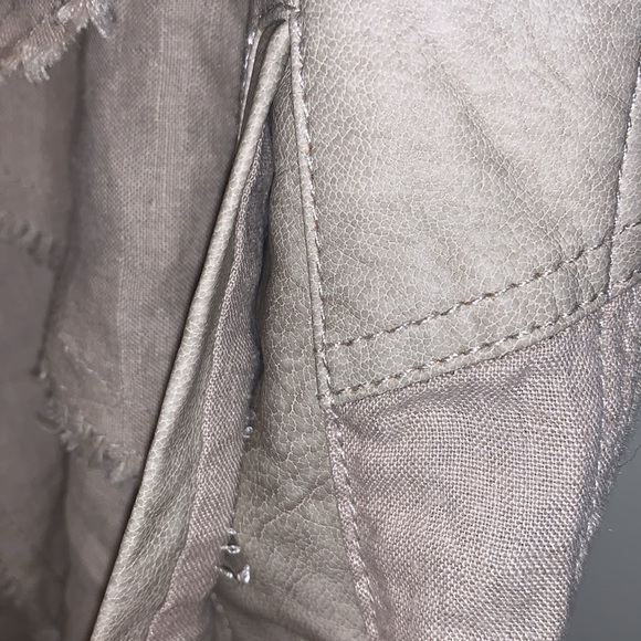 JAKETT ETC Linen & Leather Vest - Picture 7 of 10